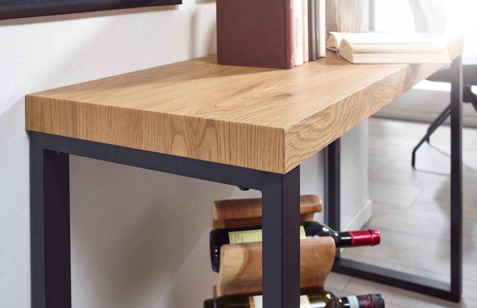 Mesa Consola Roble 120x39x75,5 Cm_4
