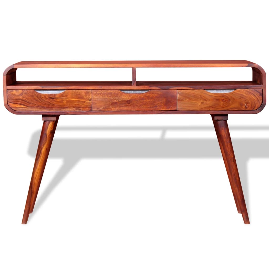 Mesa Consola De Madera Maciza De Sheesham 120x30x75 Cm_4