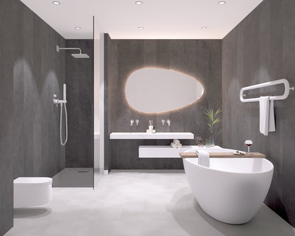 Aqua-step- All In One - Paneles De Pared A Prueba De Agua Y Panel De Sueloe  - Edinburgh - 6 Paneles (2,34m²)