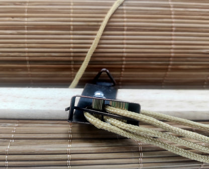 Estor Enrollable| Compuesto 100% Caña De Bambú Reforzado| Cortina Para Ventana O Puerta| Persiana Madera