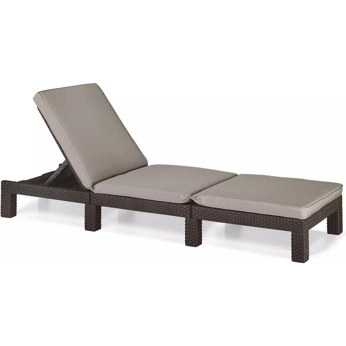 TUMBONA DAYTONA DELUXE 195 x 65 x 25 cm - Varios colores Marrón