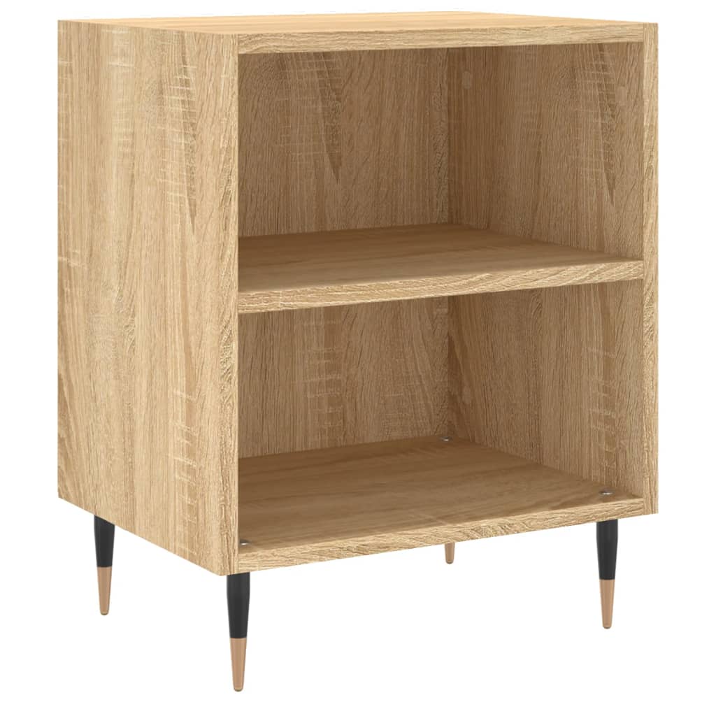 Mesitas Noche 2 Uds Madera Ingeniería Roble Sonoma 40x30x50 Cm_2