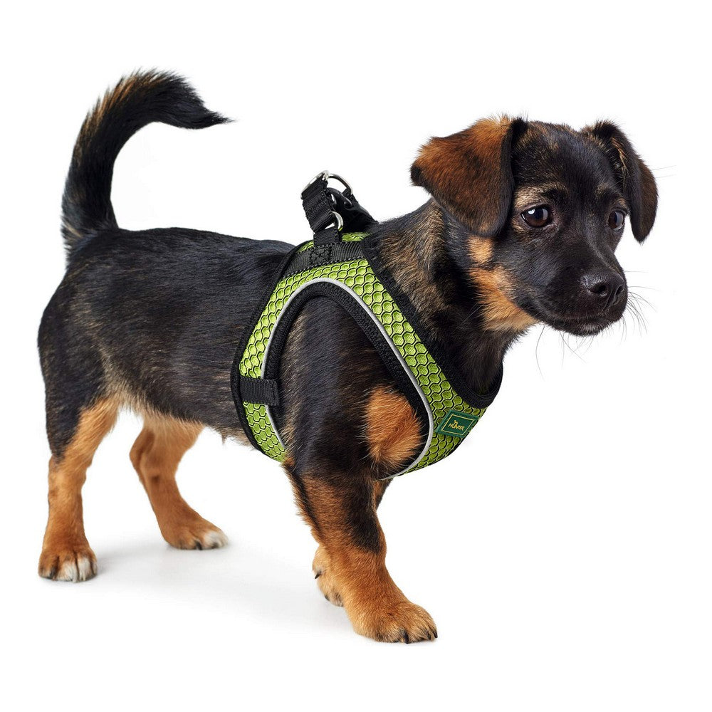 Arnés Para Perros Hunter Hilo-comfort Verde Neón Talla Xxs (26-30 Cm)_0