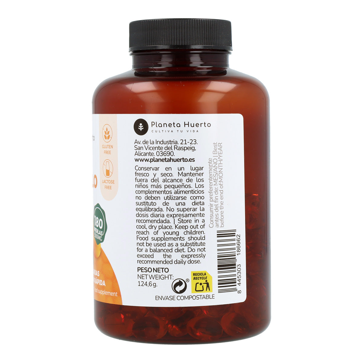 Pack 3x Omega 7 Espino Amarillo Planeta Huerto 180 Perlas