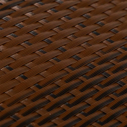 Toldo Para Balcón Ratán Sintético Marrón Y Negro 1000x100 Cm / Vetonek_1