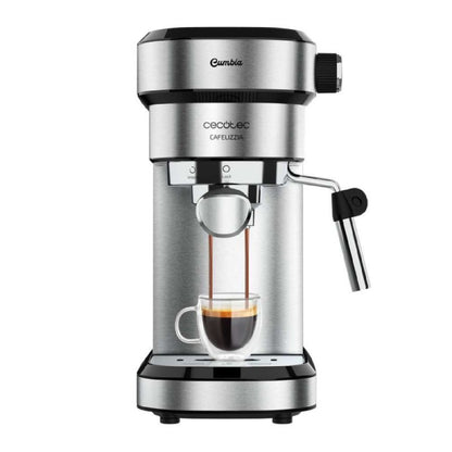 Cecotec Cafetera Express Con Doble Salida Cafelizzia Steel. 1350w Brazo Portafiltro Con Dos Filtros Vaporizador Orientab_0