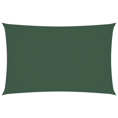 Vidaxl Toldo De Vela Rectangular Tela Oxford Verde Oscuro 4x7 M_0