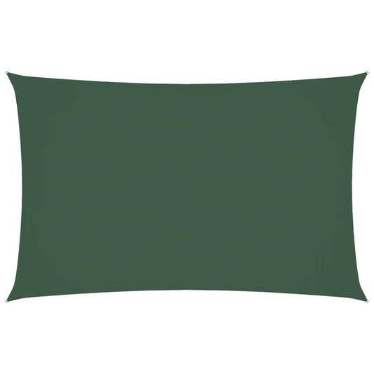Vidaxl Toldo De Vela Rectangular Tela Oxford Verde Oscuro 4x7 M_0