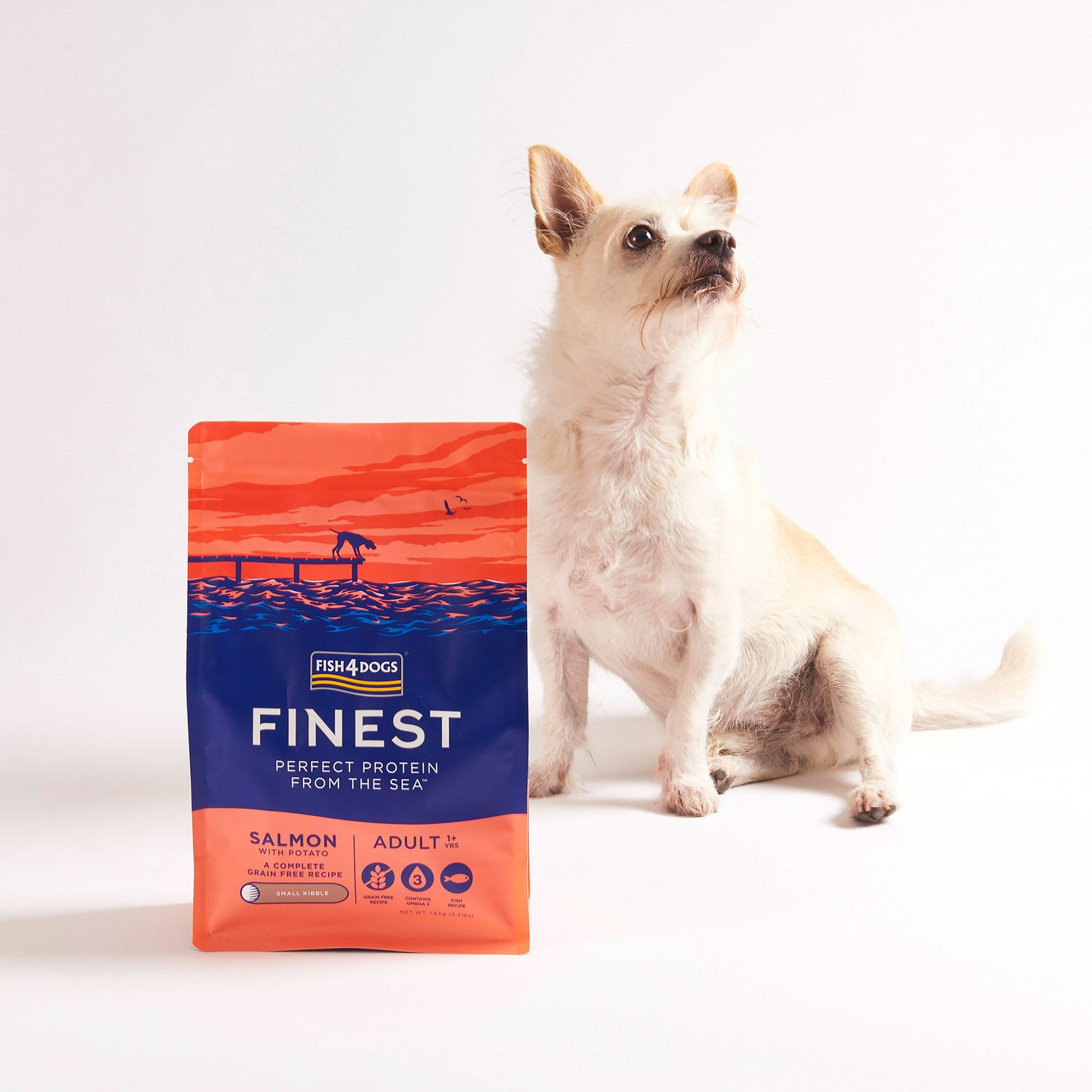 Fish4dogs Pienso Para Perro Adulto Sin Cereales – Salmón Y Patata Razas Pequeñas 1,5 Kg_5