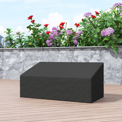 Outsunny Funda Para Banco De Jardín 3-4 Plazas Tela Oxford 600d 218x111x63/101cm_4