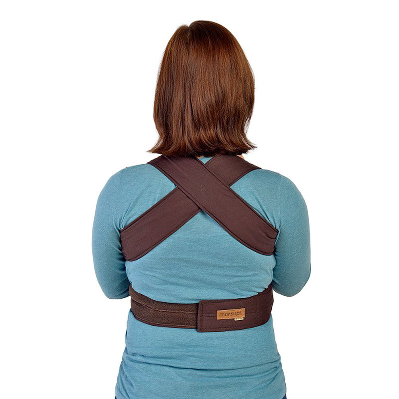 Mochila Portabebé, Marsupi Chocolate. Talla S/m