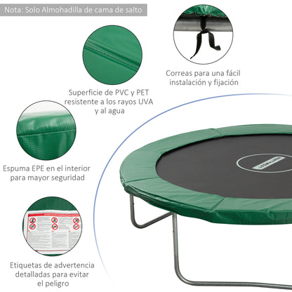 Homcom Cubierta Protectora Para Borde De Cama Elástica Trampolín Medidas_5