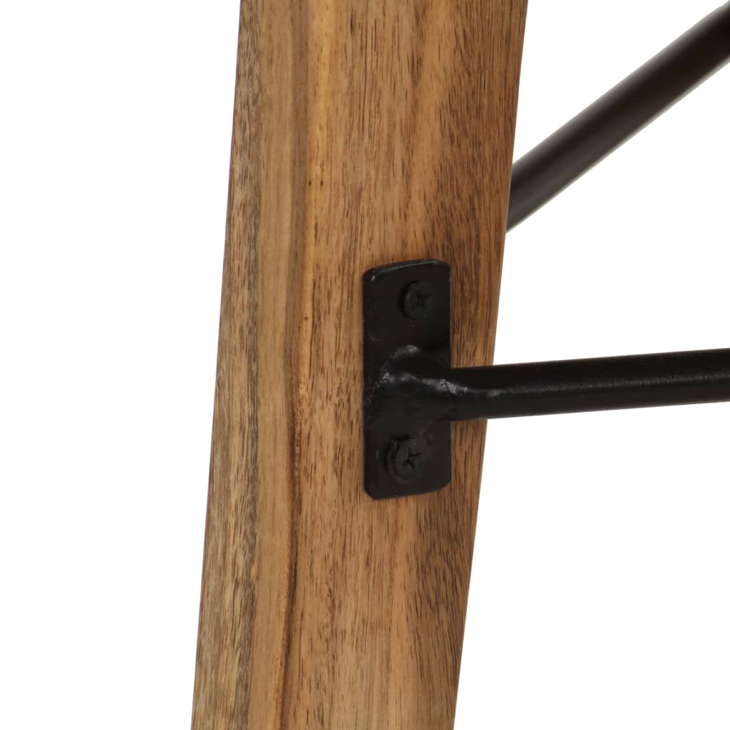Taburetes De Cocina 2 Unidades Madera Maciza De Acacia_5
