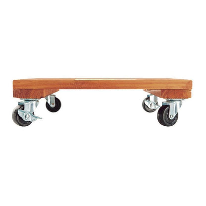 Soporte Con Ruedas Madera Flora Roll 30x30 Cm Nortene_1