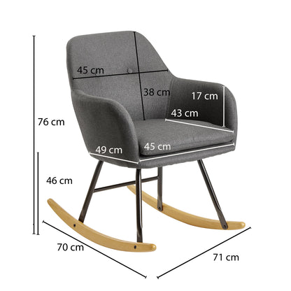 Mecedora Gris Oscuro 71x76x70cm_2