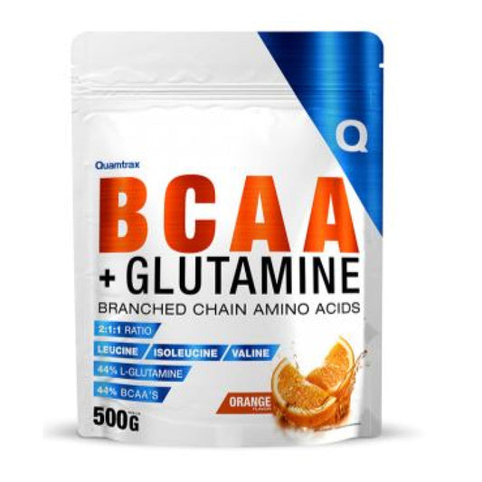 Bcaa + Glutamine 500 Gr Naranja