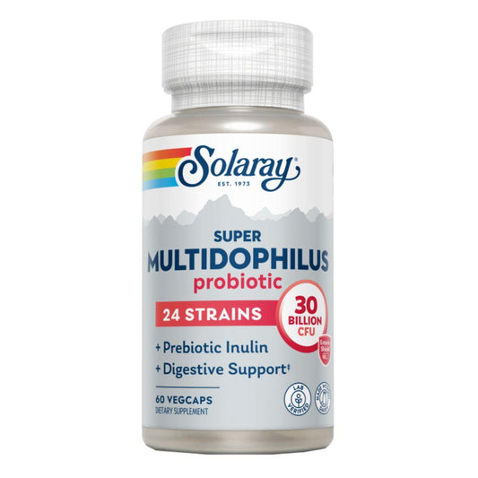 SUPER MULTIDOPHILUS 24 probiótico 60 cápsulas Solaray