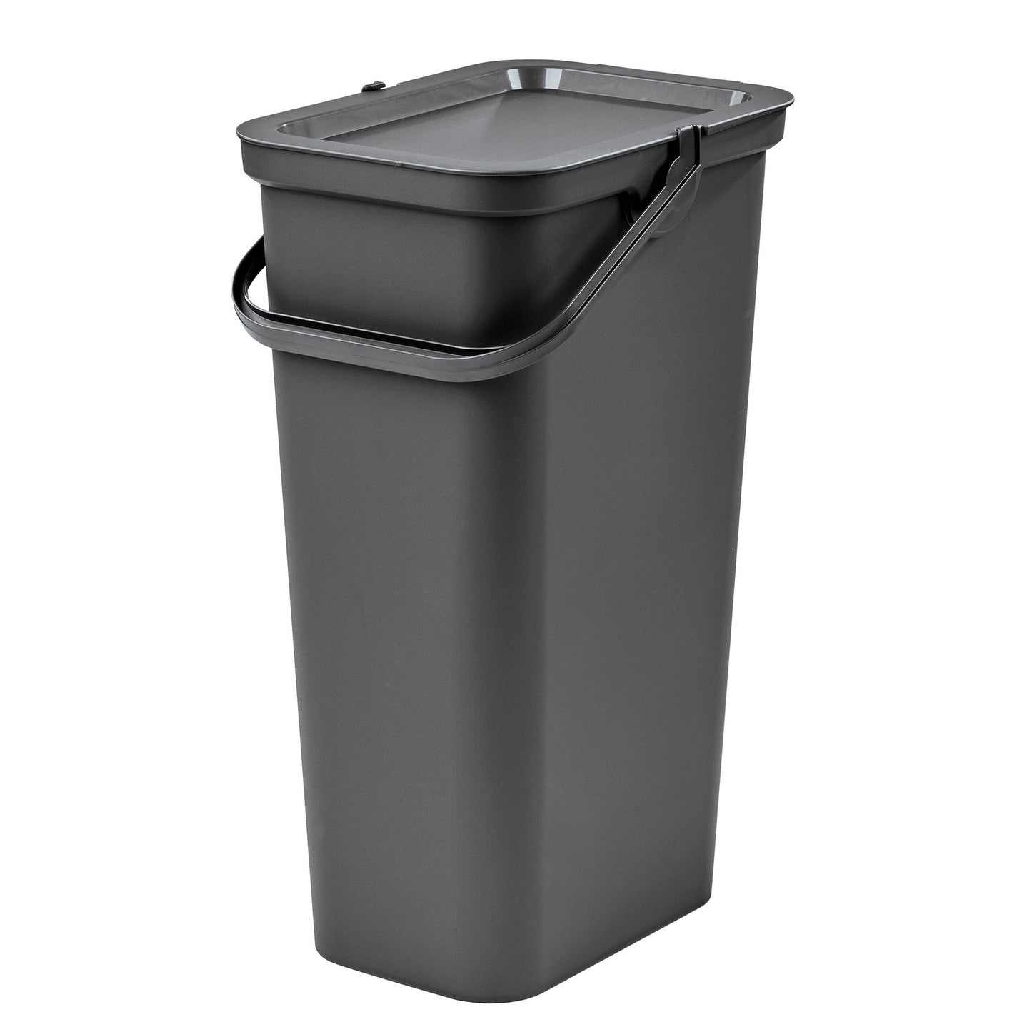 Papelera moda Con Asa 25l Grafito