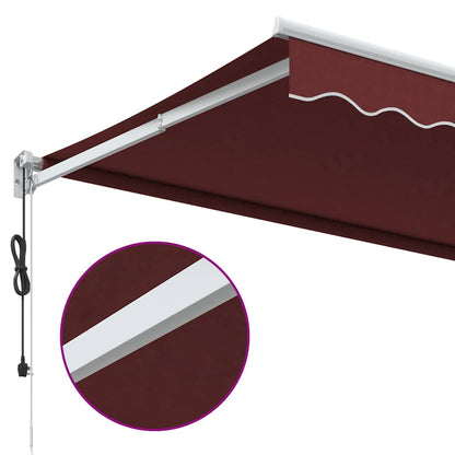 Toldo Retráctil Automático Burdeos 350x250 Cm_5