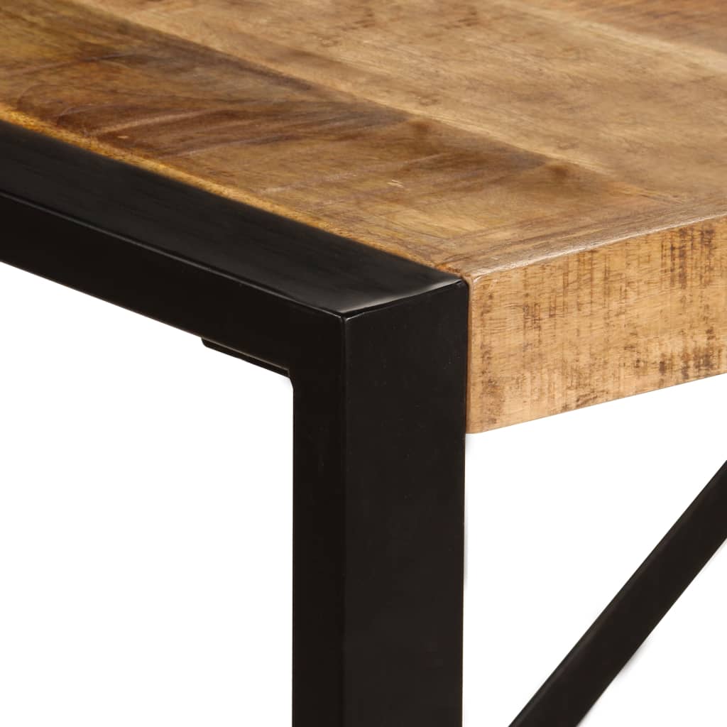 Mesa De Comedor De Madera Maciza De Mango 220x100x75 Cm_1