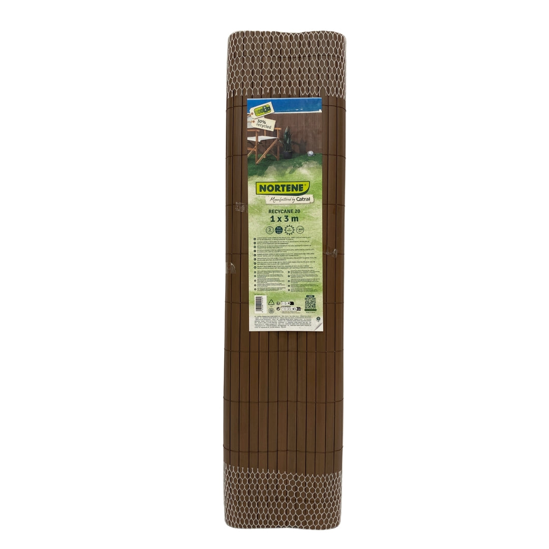 Cañizo Pvc Essential Recycane 20mm Marrón - Cerramiento Ecológico 1,5x3 M / Multicolor_2