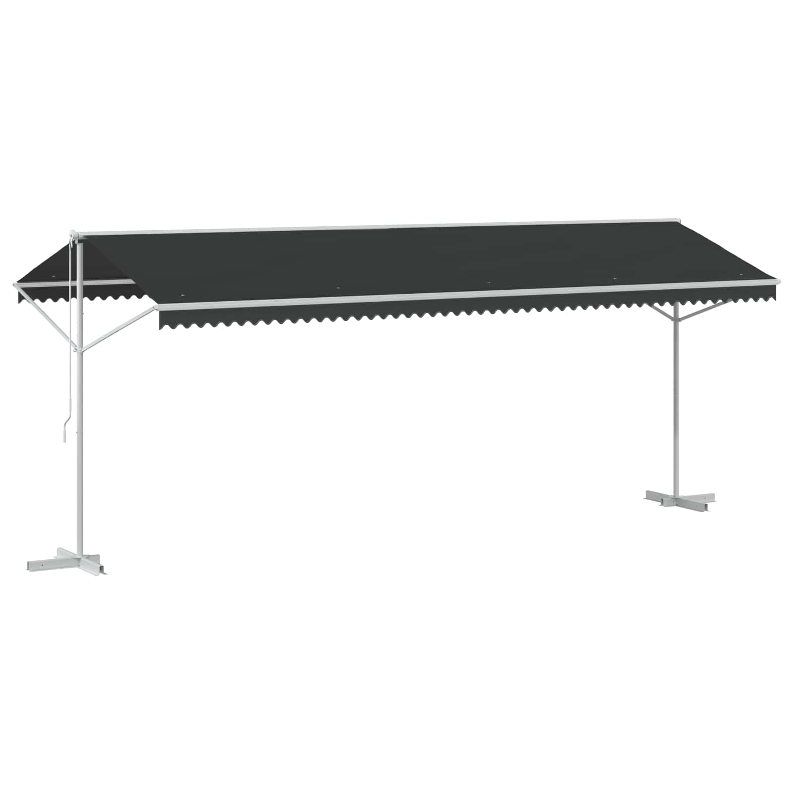 Toldo Independiente Gris Antracita 6 X 3 M Poliéster_0
