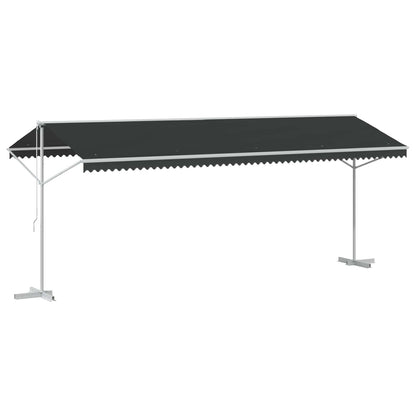 Toldo Independiente Gris Antracita 6 X 3 M Poliéster_0