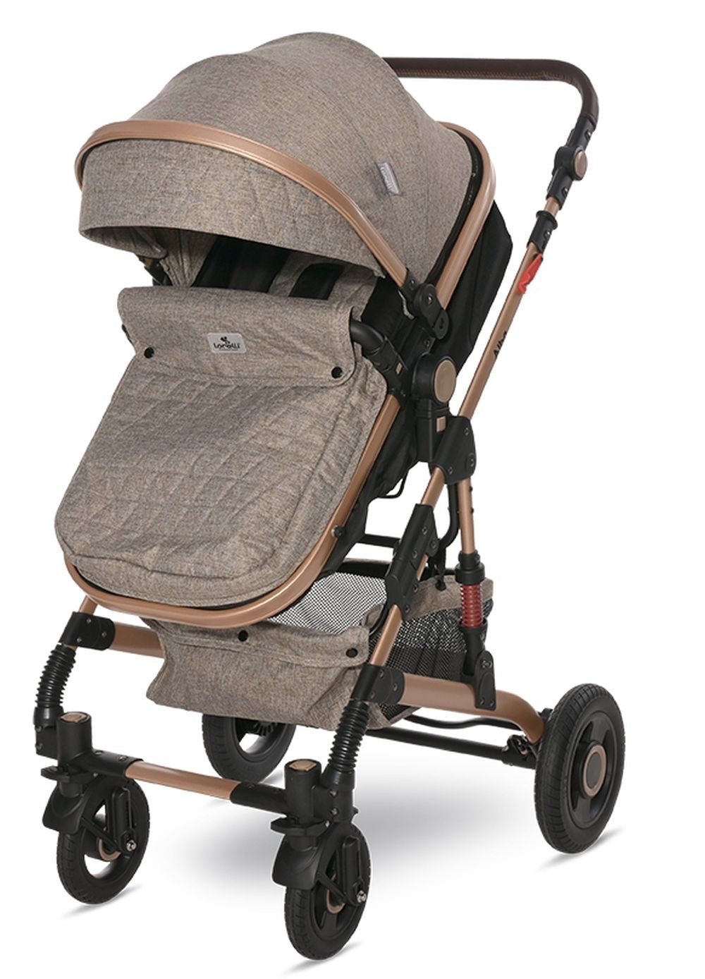 Carrito De Bebé Dúo Convertible Alba Premium Pearl Beige_3