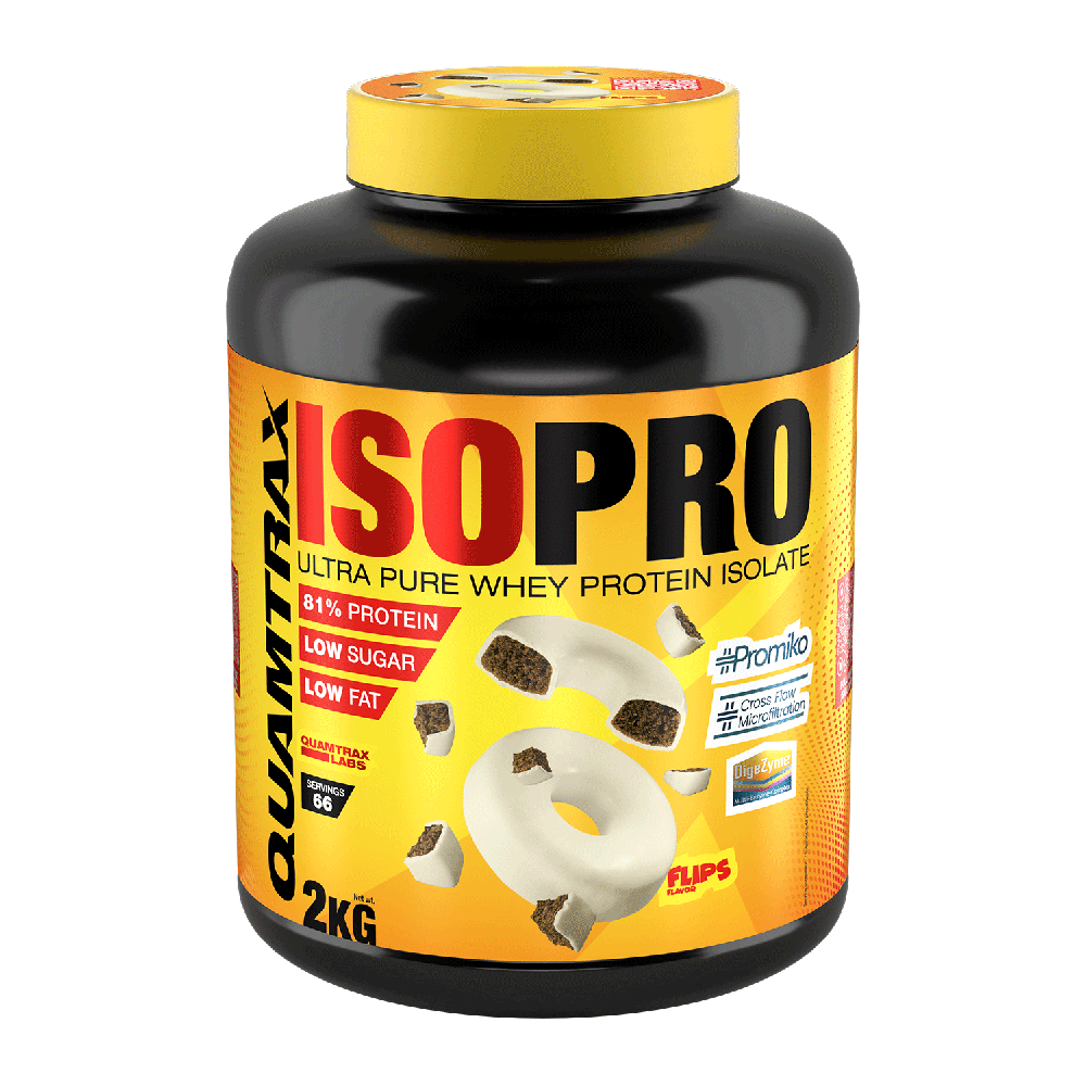 Isopro Cfm - 2kg - Chocolate Blanco Con Choco Rings - Proteína De Aislado De Suero Isolate - Quamtrax_0