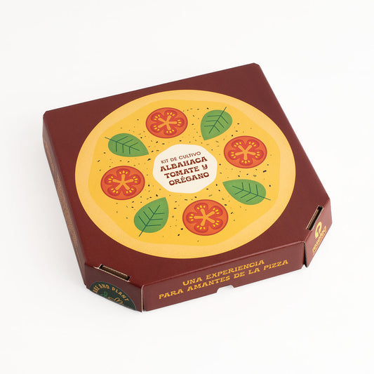 Kit Pizza Lovers | Cultiva Albahaca, Tomate Y Orégano En Casa | Regalo Gourmet Para Amantes De La Cocina_0
