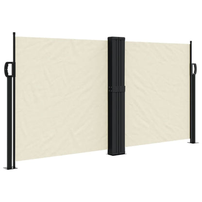 Vidaxl Toldo Lateral Retráctil Crema 120x1000 Cm_0