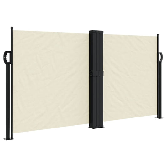 Vidaxl Toldo Lateral Retráctil Crema 120x1000 Cm_0