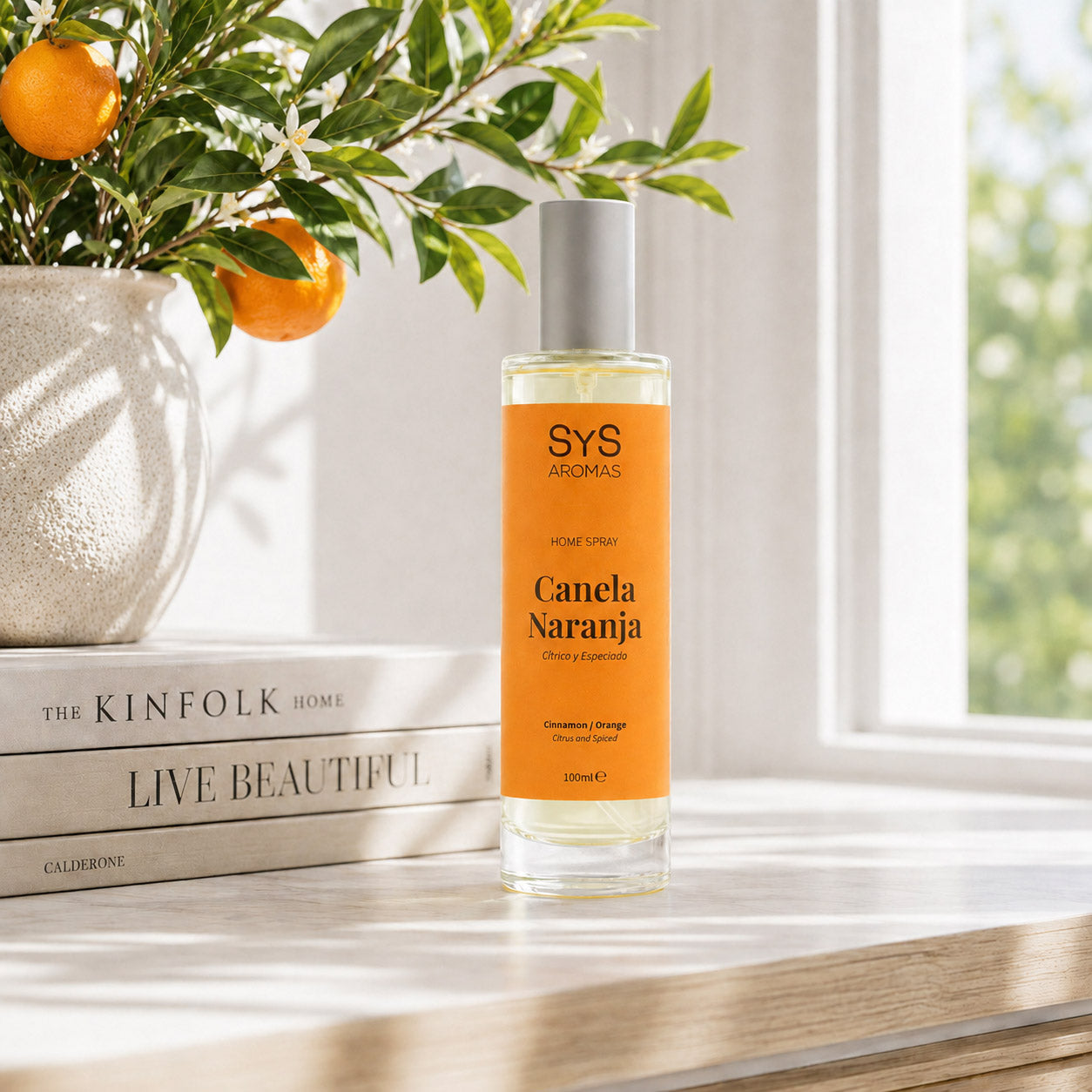 Ambientador Pulverizador Canela-Naranja Origins SYS Aromas 100 ml | Aroma Cítrico y Especiado | Revitalizante_2