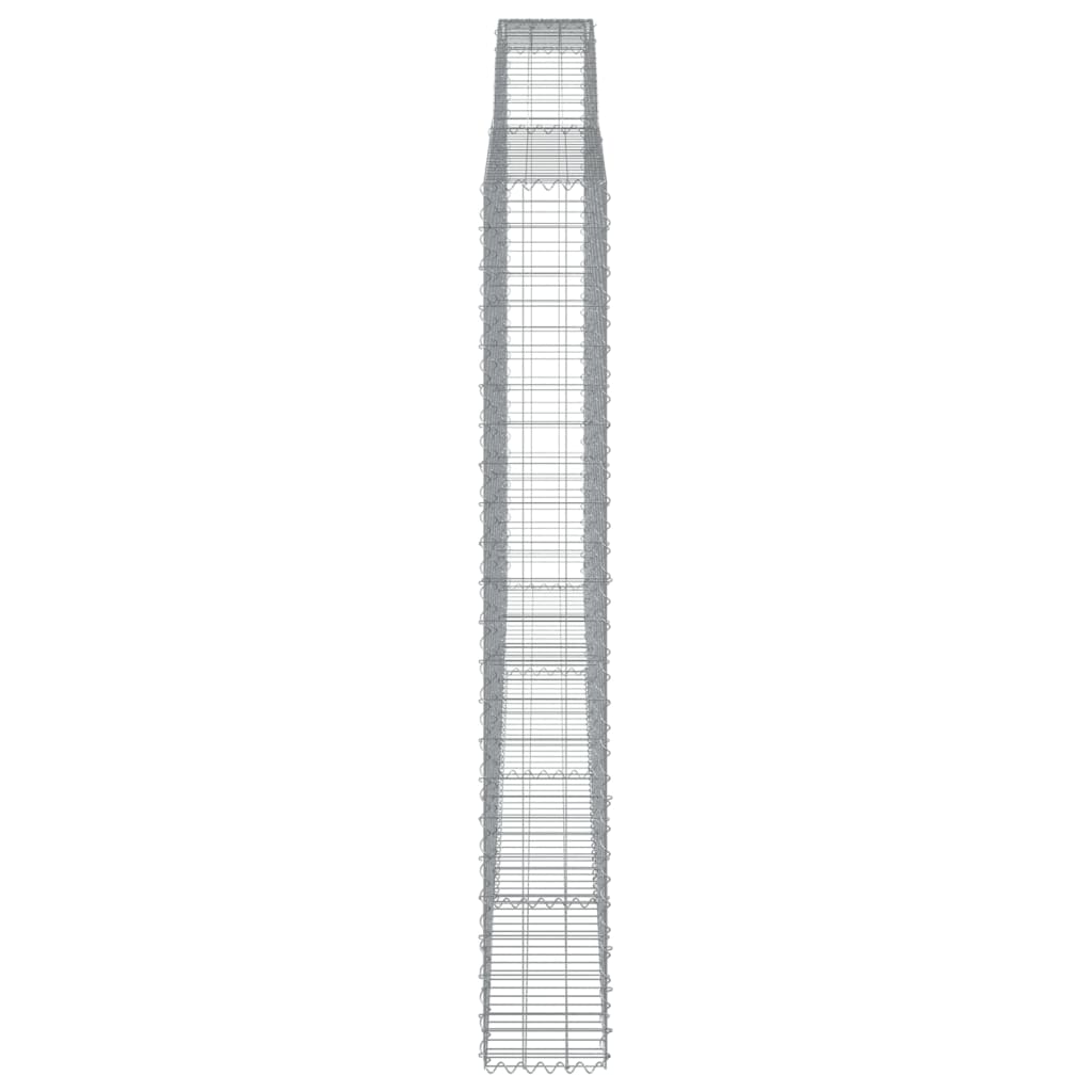 Cestas De Gaviones 6 Uds Forma De Arco Hierro 400x30x220/240 Cm_4