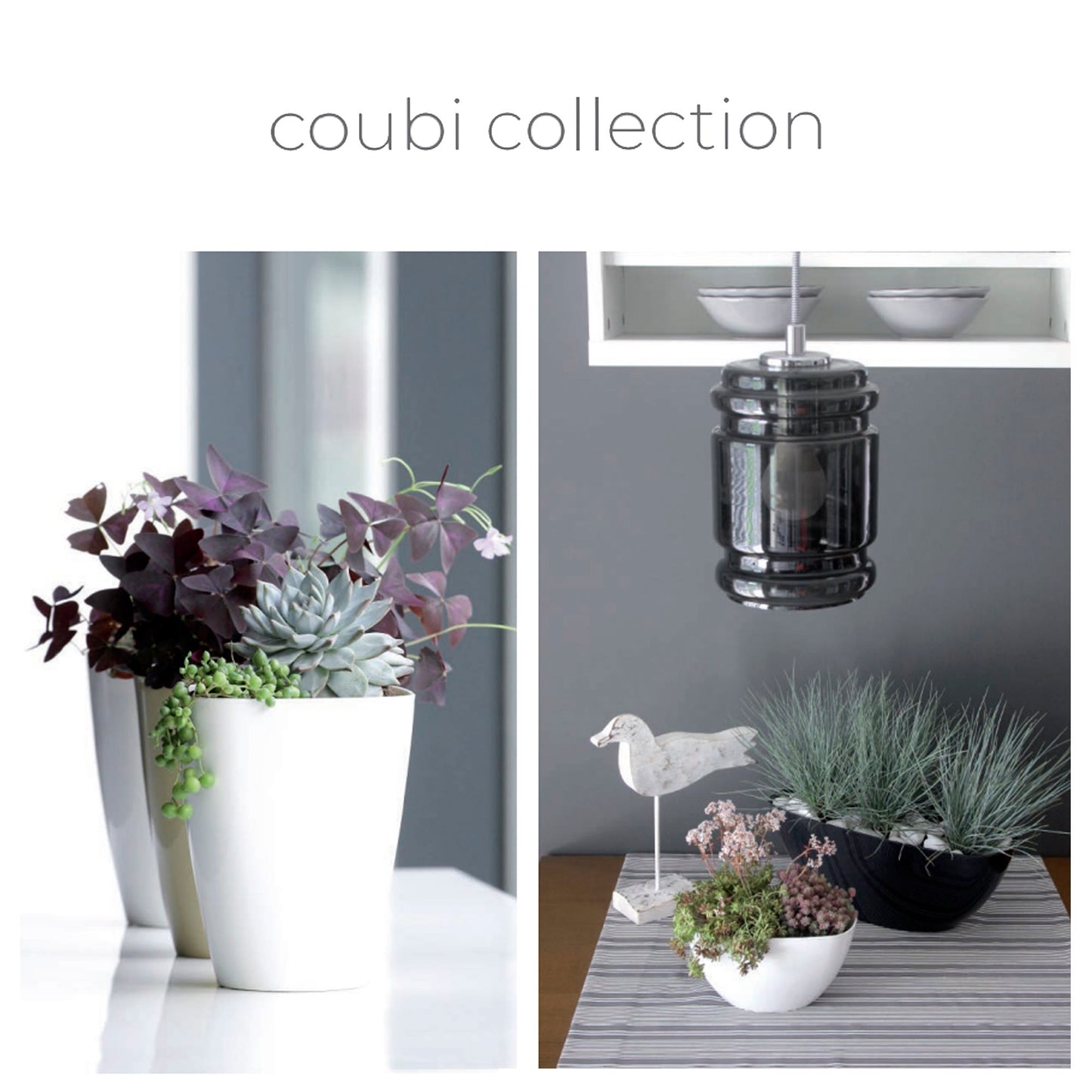 Maceta Coubi Orchid 1,6l., Dimensiones (mm) 132x132x165, Color Antracita_1