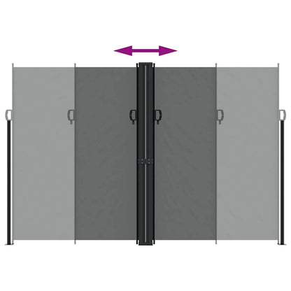 Vidaxl Toldo Lateral Retráctil Antracita 220x1000 Cm_4