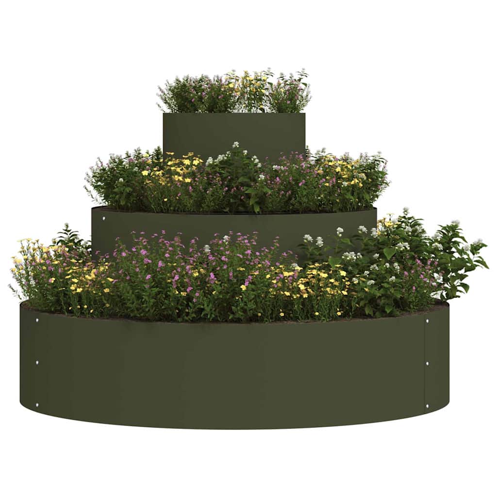 Maceta Para Jardín Verde Oliva 90 X 90 X 20 Cm_2