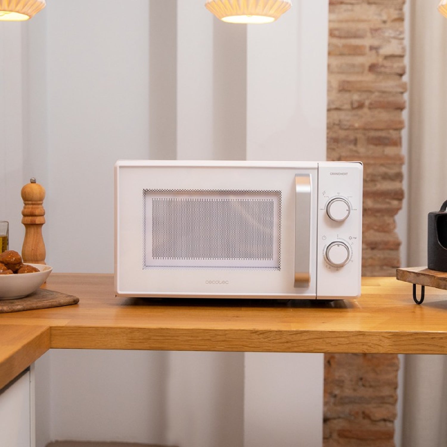 Microondas De 20 Litros Grandheat 3020. 700 W, 6 Niveles De Potencia, Revestimiento Anti-dirt Itech Y Tecnología 3dwave, Modo Descongelación, Tempor_2