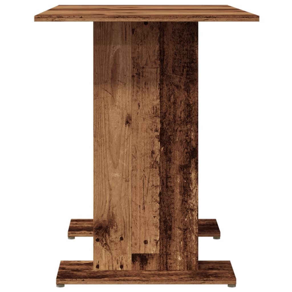 Mesa Comedor Madera Ingeniería Madera Envejecida 110x60x75 Cm_4