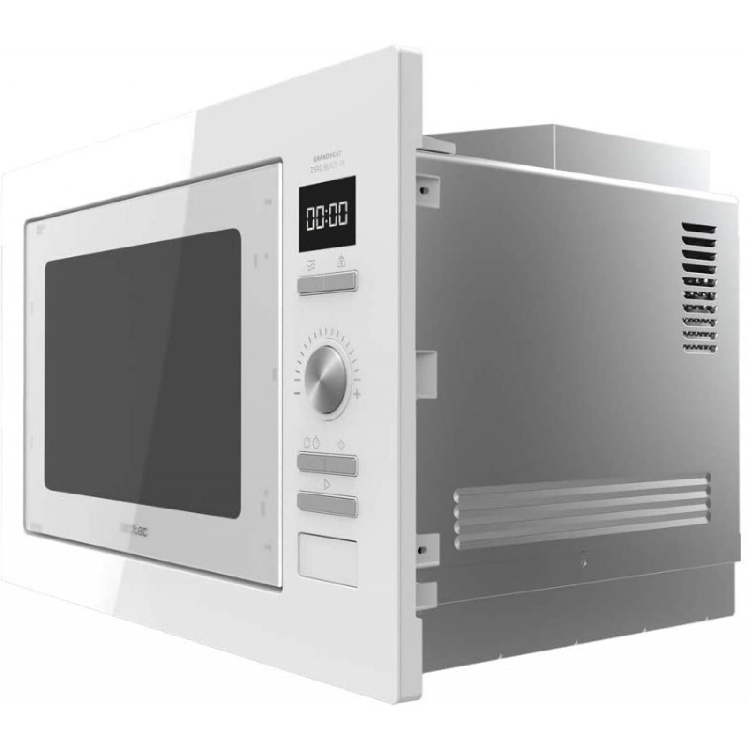 Microondas Encastrable Digital Grandheat 2590 Built-in White. Potencia 900 W, Integrable, 25 Litros, Grill 1000 W, 8 Funciones Preconfiguradas, Temp_0