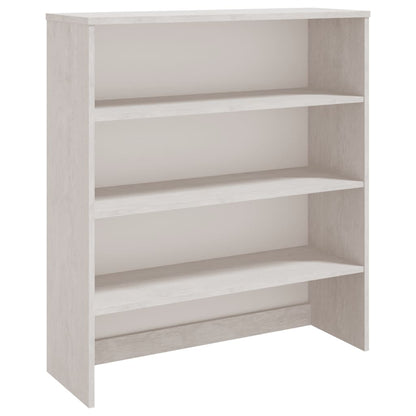Aparador Superior Hamar Madera Maciza Pino Blanco 90x30x100 Cm / Vetonek_1