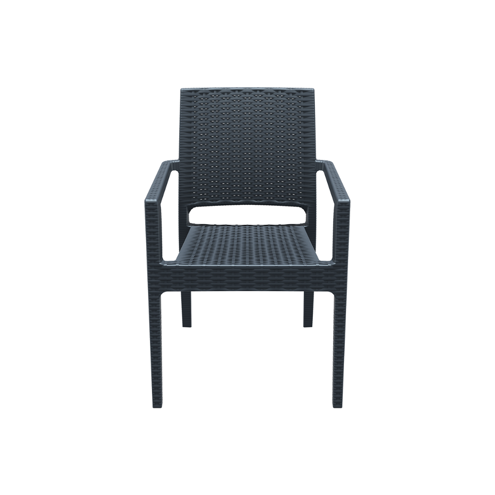 Siesta Exclusive Pack De 2 Sillas Para Exterior Ibiza Ratán Gris_2