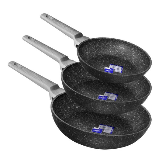 Cecotec Set De Sartenes Set De Sartenes Polka Exclusive 20-24-28 Bucket Set Wood&rock_0