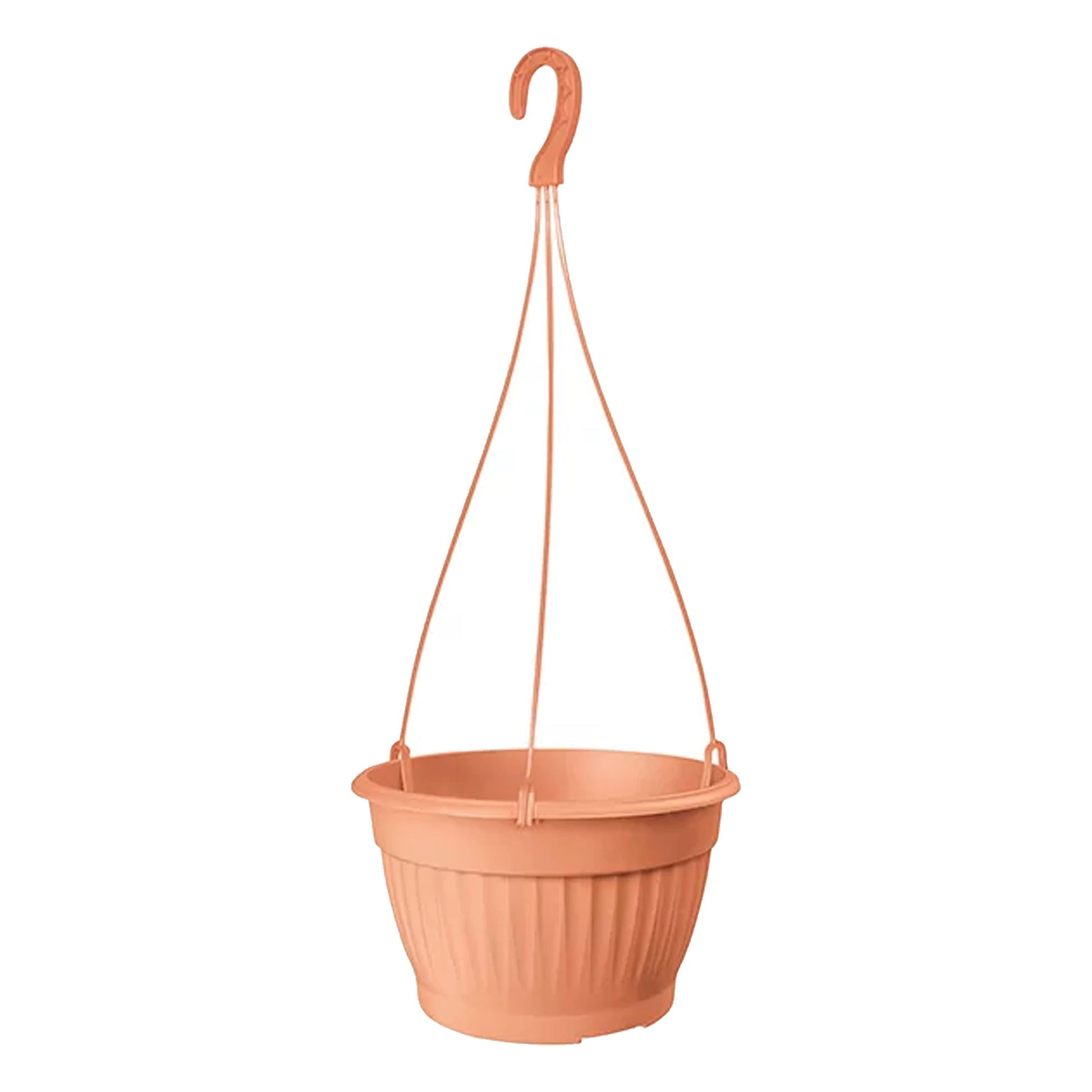 Macetero Colgante Terra 6l., Dimensiones (mm) 260x260x160, Color Terracota_0