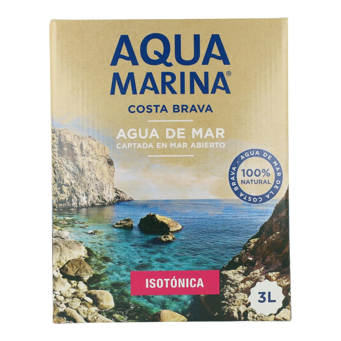 Agua De Mar Isotónica B&B Aquamarina 3 L.