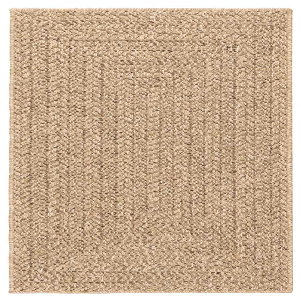 Vidaxl Alfombra Zizur Aspecto Yute Interior/exterior Beige 240x340 Cm_0