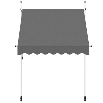 Toldo Retráctil De Operación Manual Antracita 200 Cm_2