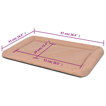 Vidaxl Colchón Para Perro Tamaño L Beige_4