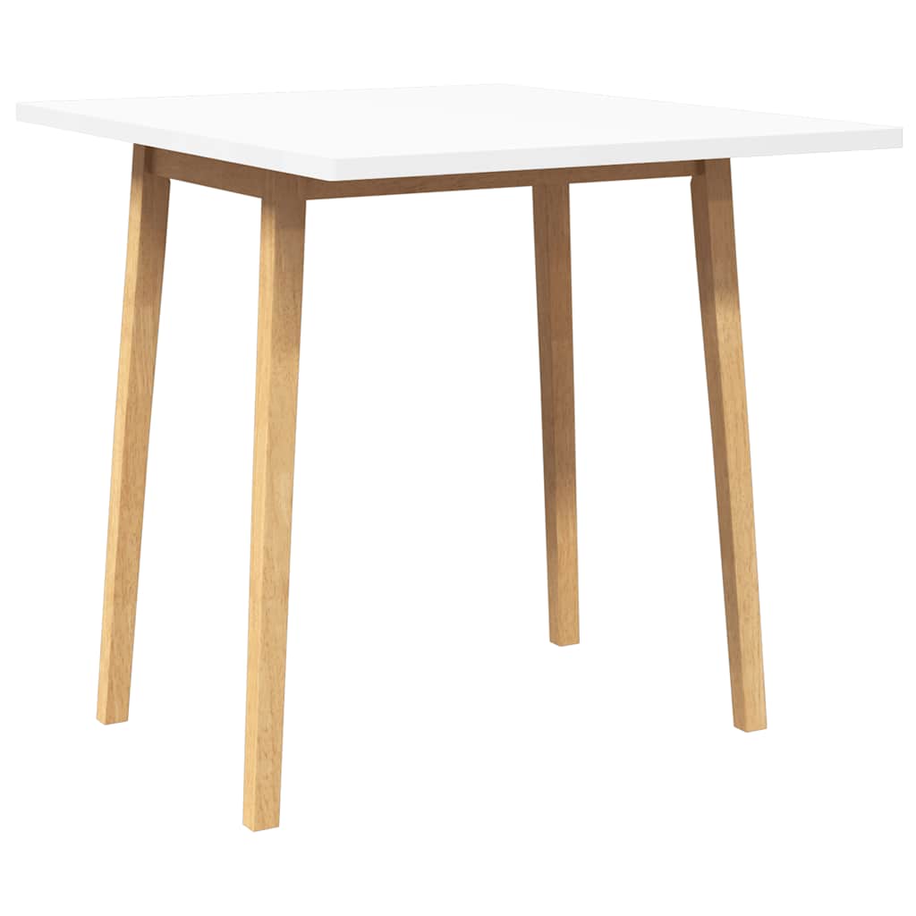 Dining Table Natural Solid Wood Rubber_2