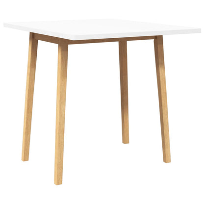 Dining Table Natural Solid Wood Rubber_2
